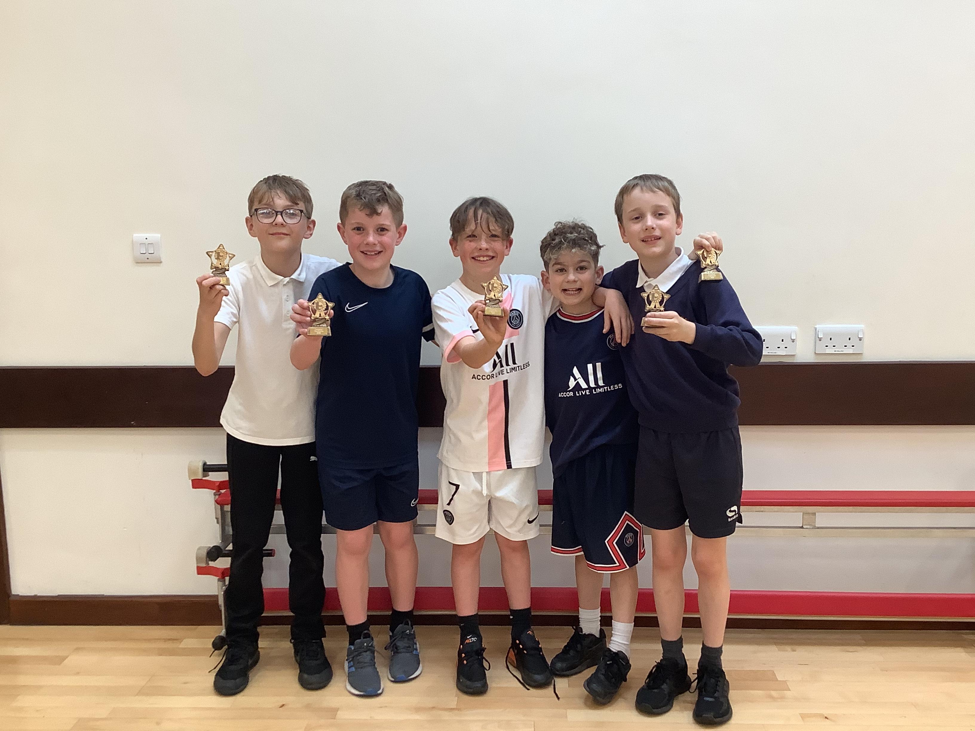 Oscar, Ollie, Jacko, Aason and Jay!