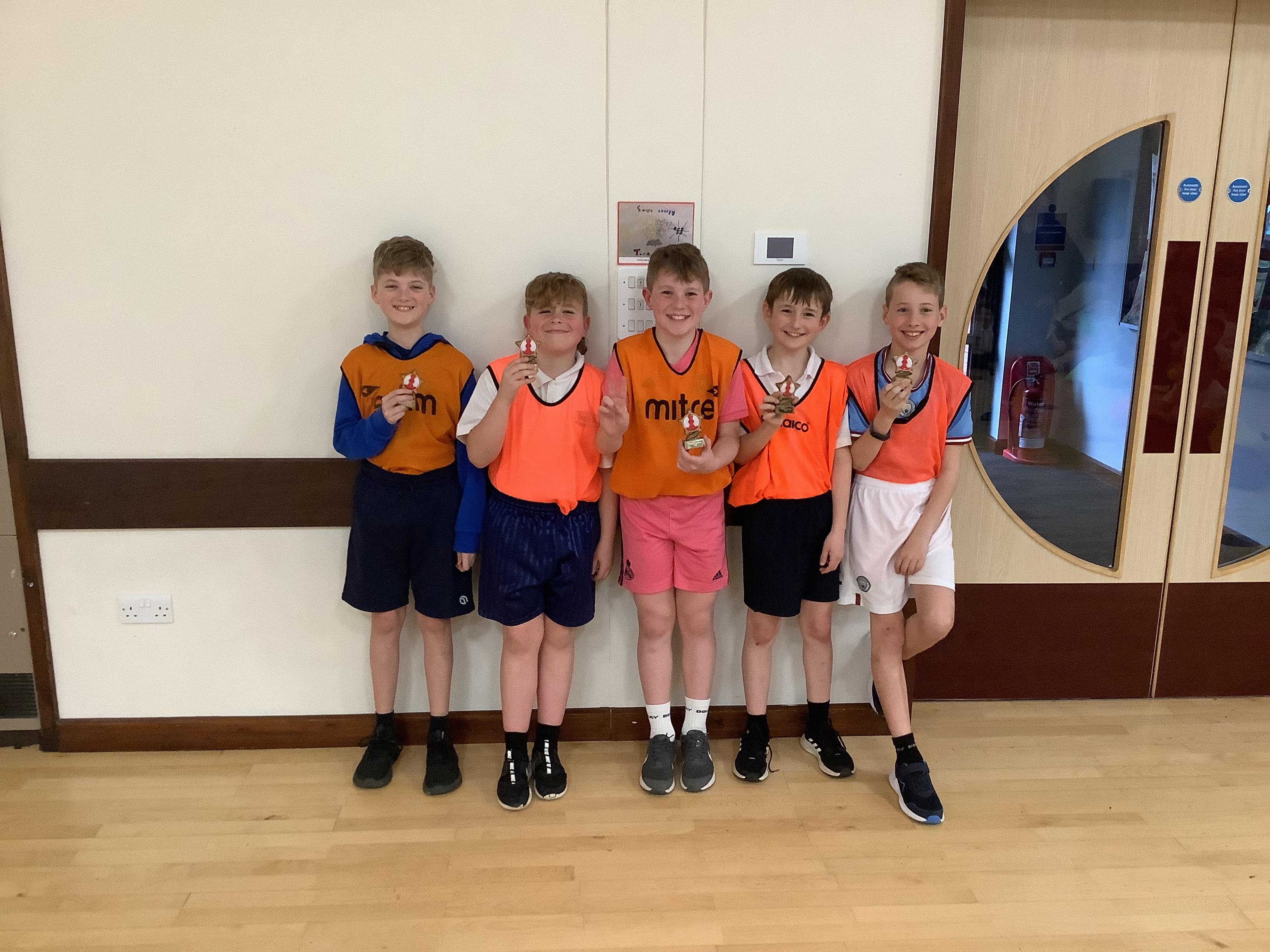 Ethaniel, Hugo, Ollie, Harry and Josh