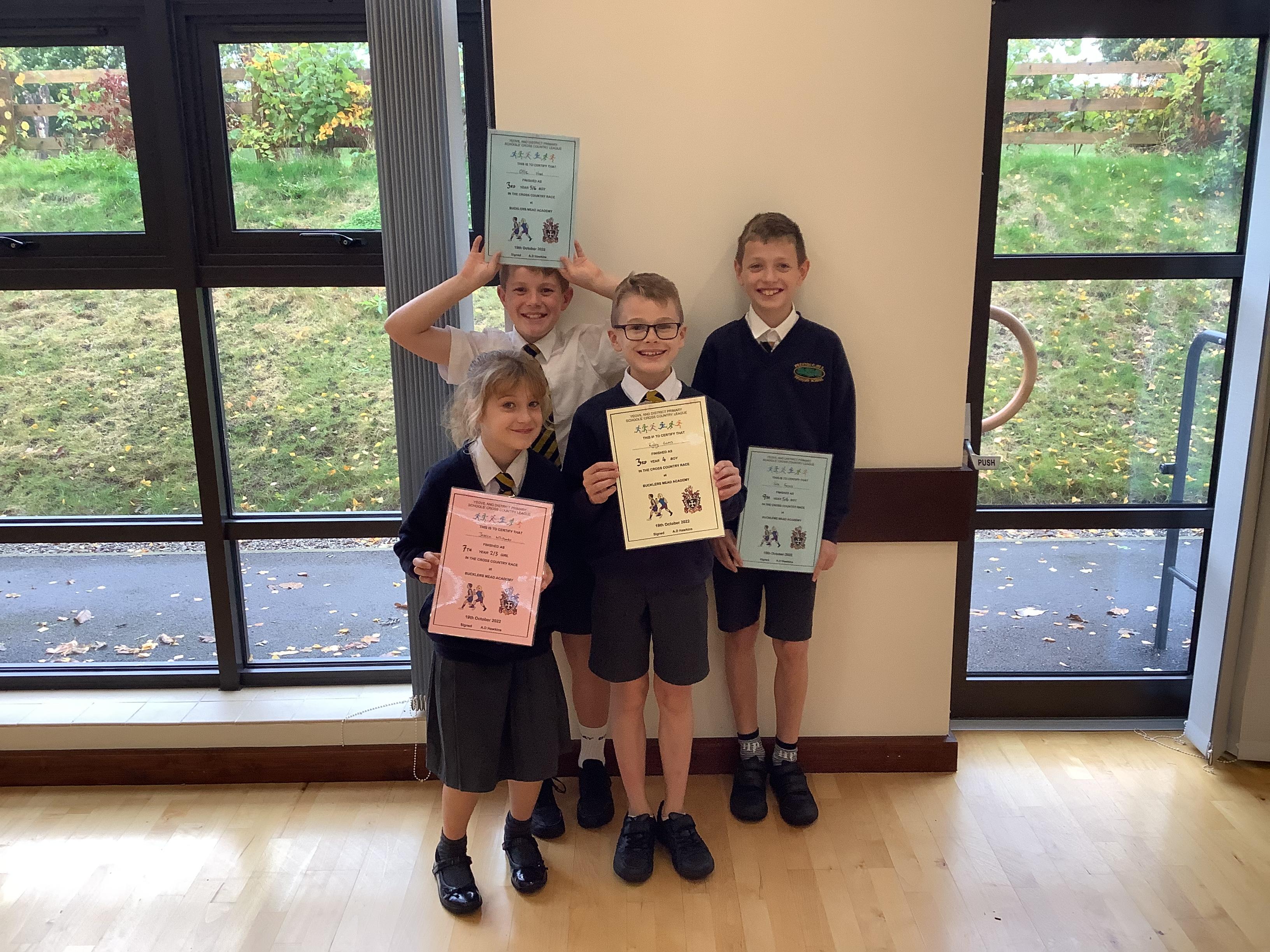 Ollie 3rd - Jessie 7th - Ryley 3rd - Seb 9th