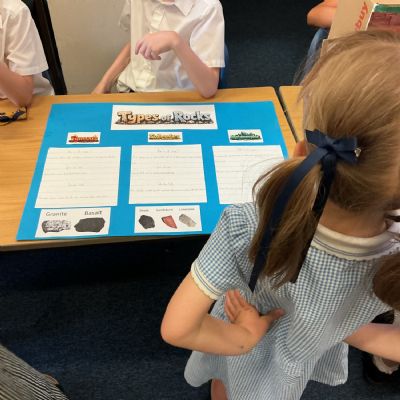 Visiting Year 3 -Rocks Projects